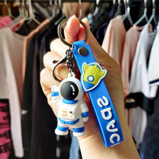 5 PCS MX-80094 Cartoon Car Soft Keychain Small Pendant(Blue)