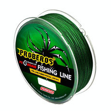 2 PCS PROBEROS 4 Edited 100M Strong Horse Fish Line, Line number: 3.0 / 35LB(Green)