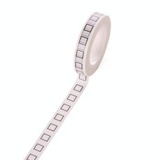 20 Rolls 8mmx10m Paper Tape Hand Ledger Decoration Sticker(Square SM-33)