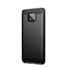 For Motorola Moto G Power 2021 MOFI Gentleness Series Brushed Texture Carbon Fiber Soft TPU Case(Black)