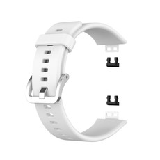 For Huawei Watch Fit TIA-B09 Silicone Watch Band(white)