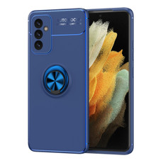 For Samsung Galaxy A82 5G Metal Ring Holder 360 Degree Rotating TPU Case(Blue+Blue) For Samsung Galaxy A82 5G Metal Ring Holder 360 Degree Rotating TPU Case(Blue+Blue)