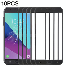 For Samsung Galaxy J7 V / J727V / J727P 10pcs Front Screen Outer Glass Lens (Black)