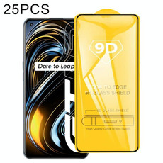 For OPPO Realme GT 5G / Realme GT Master 25 PCS 9D Full Glue Full Screen Tempered Glass Film
