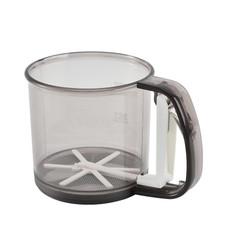 2 PCS Convenient Hand-Held Flour Sieve Icing Sugar Sieve Baking Tool(Brown)