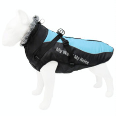 BL-683 Keep Warm Reflective Dog Clothes, Size: XXXL(Sky Blue)