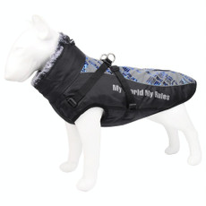 BL-683 Keep Warm Reflective Dog Clothes, Size: XXL(Dazzling Blue)