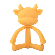 2 PCS Three-Dimensional Cartoon Silicone Baby Teether Molar Rods Children Toys Maternal And Child Supplies(Scalper)