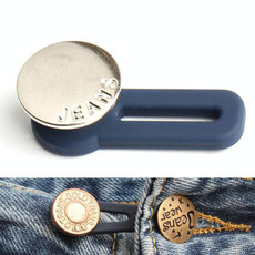 15 PCS 17mm Nail-Free Detachable Button Jeans Retractable Button Universal Extension Button(Style 4)