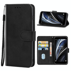 Leather Phone Case For Oukitel WP12 Pro / WP12(Black)