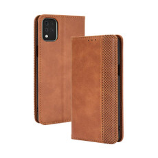 For LG K42 Magnetic Buckle Retro Crazy Horse Texture Horizontal Flip Leather Case  , with Holder & Card Slots & Photo Frame(Brown) For LG K42 Magnetic Buckle Retro Crazy Horse Texture Horizontal Flip Leather Case  , with Holder & Card Slots & Photo Frame(Brown)