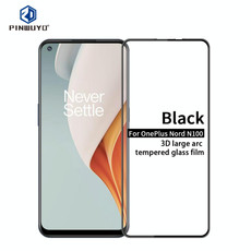 For OnePlus Nord N100 PINWUYO 9H 3D Curved Full Screen Explosion-proof Tempered Glass Film(Black)