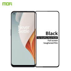 For OnePlus Nord N100 MOFI 9H 2.5D Full Screen Tempered Glass Film(Black)