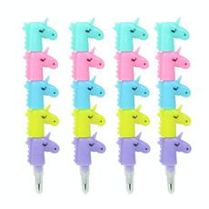 20 PCS E19 Cute Cartoon Emoji Building Block Pencil Student Writing PencilRandom Color Delivery