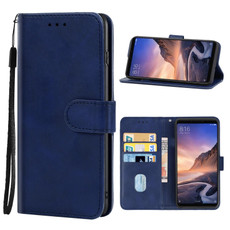 Leather Phone Case For Xiaomi Mi Max 3 Pro(Blue) Leather Phone Case For Xiaomi Mi Max 3 Pro(Blue)