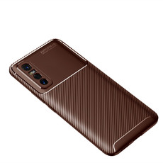 For vivo Y73s Carbon Fiber Texture Shockproof TPU Case(Brown) For vivo Y73s Carbon Fiber Texture Shockproof TPU Case(Brown)