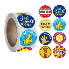 10 PCS Children Toy Reward Stickers Office Stationery Decoration Label Sealing Sticker, Size: 2.5cm / 1inch(A-111)