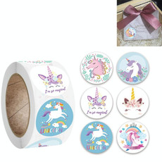 10 PCS Cute Cartoon Animal Children Reward Sticker Label, Size: 2.5cm / 1inch(A-183)
