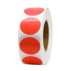 10 PCS Color Sticker Decorative Sticker Label, Size: 2.5cm / 1 inch(F-09)