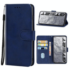 Leather Phone Case For OPPO Realme GT/GT Neo2T/Q3 Pro 5G(Blue) Leather Phone Case For OPPO Realme GT/GT Neo2T/Q3 Pro 5G(Blue)