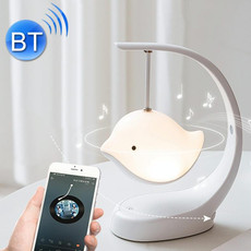Bird Speaker Night Light Bedroom Bedside Music Desk Lamp, Style:Bluetooth