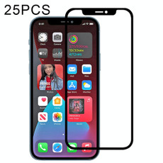 For iPhone 12 Pro Max 25pcs Full Glue Full Screen Tempered Glass Film