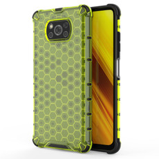 For Xiaomi POCO X3 NFC Shockproof Honeycomb PC + TPU Case(Green)