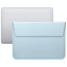 PU Leather Ultra-thin Envelope Bag Laptop Bag for MacBook Air / Pro 11 inch, with Stand Function(Sky Blue)