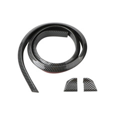 Car Universal Tail Paste Top Wing, Specification: 4.5cm Carbon Fiber Black
