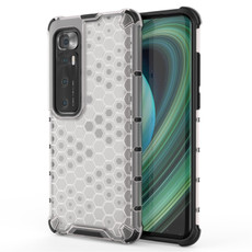 For Xiaomi Mi 10 Ultra Shockproof Honeycomb PC + TPU Case(White)