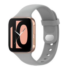 For OPPO Watch 41mm Silicone Watch Band(Gray)