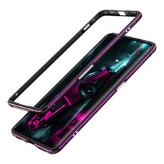 For OPPO Find X2 Aluminum Alloy Shockproof Protective Bumper Frame(Black Purple) For OPPO Find X2 Aluminum Alloy Shockproof Protective Bumper Frame(Black Purple)
