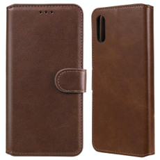 For Xiaomi Redmi 9A Classic Calf Texture PU + TPU Horizontal Flip Leather Case, with Holder & Card Slots & Wallet(Brown)
