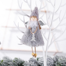 Angel Christmas Decorations Christmas Tree Pendant Children Gifts(Grey)