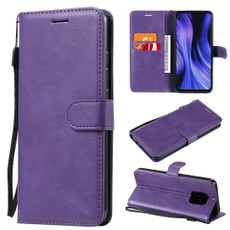 For Xiaomi Redmi 10X 5G / 10X Pro 5G Solid Color Horizontal Flip Protective Leather Case with Holder & Card Slots & Wallet & Photo Frame & Lanyard(Purple) For Xiaomi Redmi 10X 5G / 10X Pro 5G Solid Color Horizontal Flip Protective Leather Case with Holder & Card Slots & Wallet & Photo Frame & Lanyard(Purple)