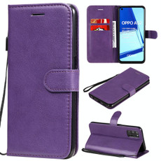 For Oppo A52 / A72 / A92 Solid Color Horizontal Flip Protective Leather Case with Holder & Card Slots & Wallet & Photo Frame & Lanyard(Purple) For Oppo A52 / A72 / A92 Solid Color Horizontal Flip Protective Leather Case with Holder & Card Slots & Wallet & Photo Frame & Lanyard(Purple)