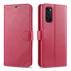 For Oppo Reno4 / Reno4 Pro AZNS Sheepskin Texture Horizontal Flip Leather Case with Holder & Card Slots & Wallet(Red) For Oppo Reno4 / Reno4 Pro AZNS Sheepskin Texture Horizontal Flip Leather Case with Holder & Card Slots & Wallet(Red)