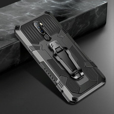 For OPPO A9 (2020) Machine Armor Warrior Shockproof PC + TPU Protective Case(Black) For OPPO A9 (2020) Machine Armor Warrior Shockproof PC + TPU Protective Case(Black)