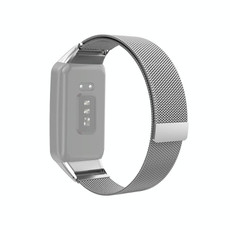 For OPPO Watch Free NFC Milan Magnetic Metal Watch Band(Grey)