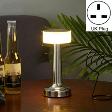 HT-TD1W124 LED Charging Bar Atmosphere Decoration Light, Plug Type:UK Plug(Chrome)