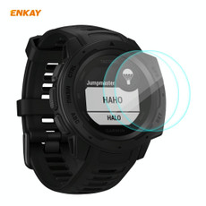 For Garmin Instinct Tactical 2 PCS ENKAY Hat-Prince 0.2mm 9H 2.15D Curved Edge Tempered Glass Screen Protector  Watch Film For Garmin Instinct Tactical 2 PCS ENKAY Hat-Prince 0.2mm 9H 2.15D Curved Edge Tempered Glass Screen Protector  Watch Film