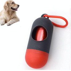 10 PCS Portable Pet Cleaning Supplies Pill Trash Boxes Dog Toilets(Colorblock Gray)