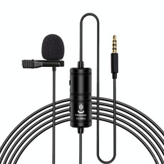 YICHUANG YC-VM20 3.5mm Port Video Recording Omnidirectional Lavalier Microphone, Cable Length: 6m