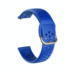20mm For Huami Amazfit GTS / Samsung Galaxy Watch Active 2 / Huawei Watch GT2 42MM Inner Buckle Breathable Watch Band(sapphire)