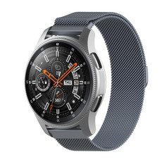 For Honor Magic Watch 2/Galaxy Active2 20mm Milan Stainless Steel Mesh Watch Band(Gray)