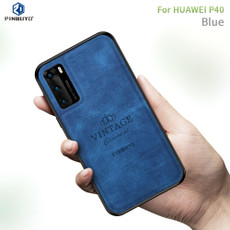 For Huawei P40 PINWUYO Zun Series PC + TPU + Skin Waterproof And Anti-fall All-inclusive Protective Shell(Blue)
