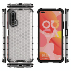 For Huawei Nova 6  Shockproof Honeycomb PC + TPU Case(White)