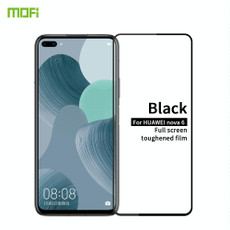 For Huawei Nova 6 MOFI 9H 2.5D Full Screen Tempered Glass Film(Black)