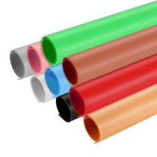 PULUZ Photography Background PVC Paper for Studio Tent Box, Size: 73.5cm x 36cm(Red)