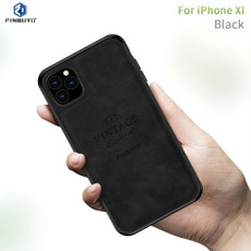 For iPhone 11 Pro PINWUYO Shockproof Waterproof Full Coverage PC + TPU + Skin Protective Case (Black)